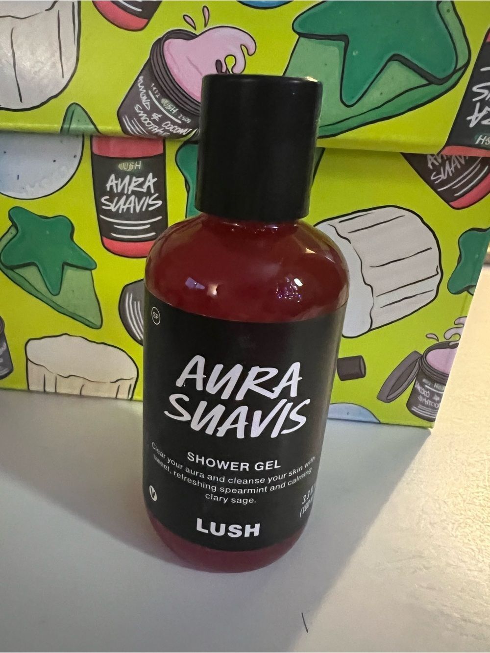 Lush Aura Suavis Shower Gel 3.3 oz Exclusive Gift Item BRAND NEW SEALED